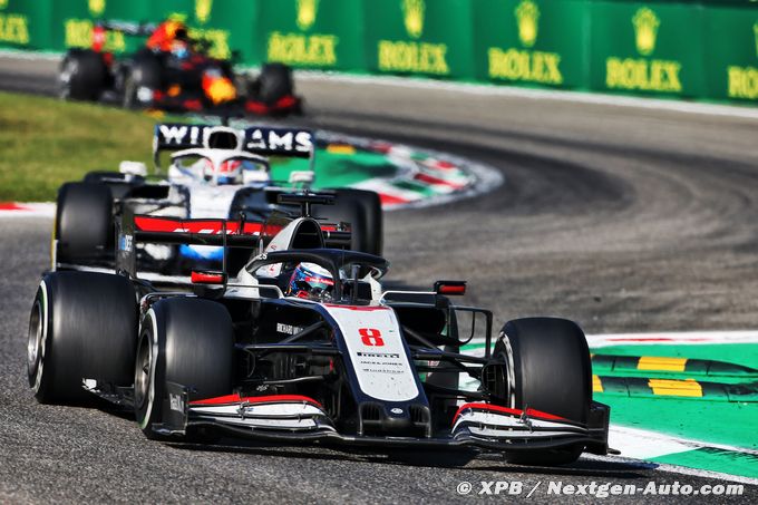 Malgré une course difficile, Grosjean