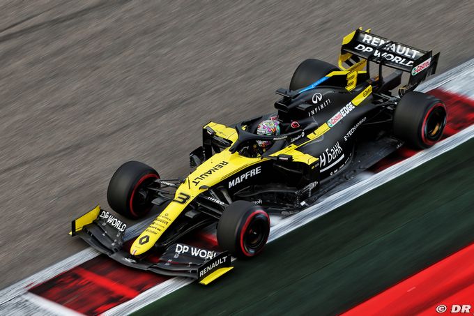 Une Renault F1 agressive, des réglages