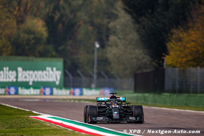 Hamilton wins at Imola as Mercedes (...)