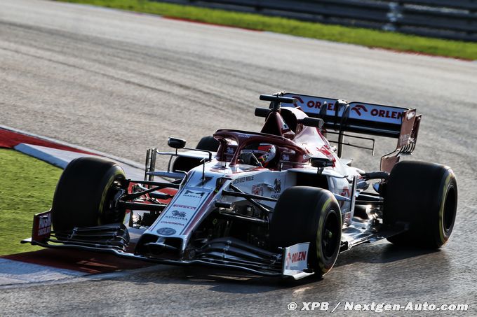 Chez Alfa Romeo, Räikkönen et Giovinazzi