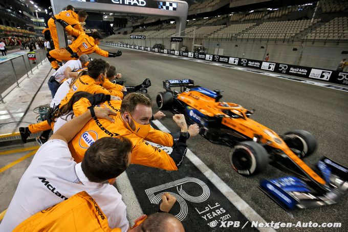 Troisième, McLaren signe son meilleur