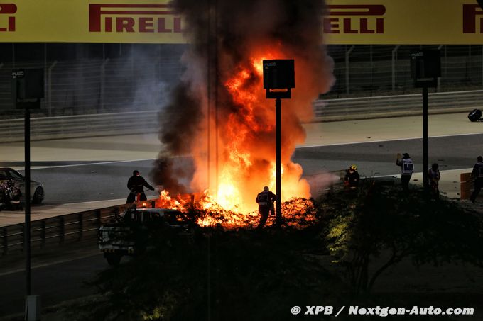 L'accident de Grosjean a bien (...)