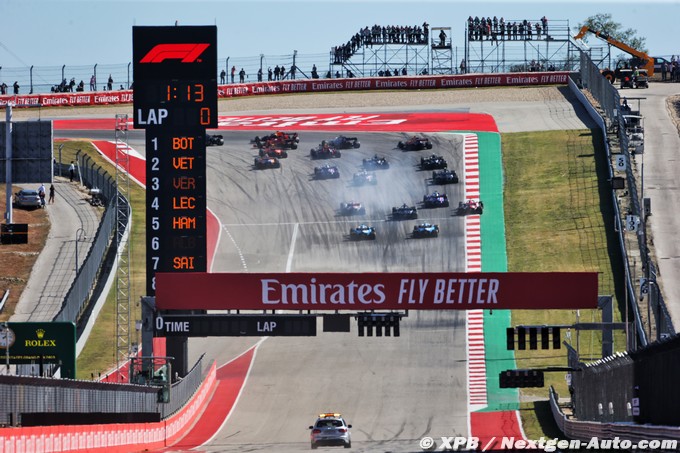 Le virage 1 du Circuit of the Americas