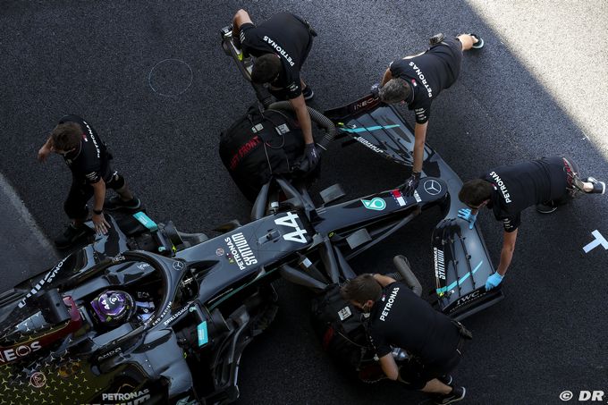 Mercedes F1 révèle le potentiel (…)