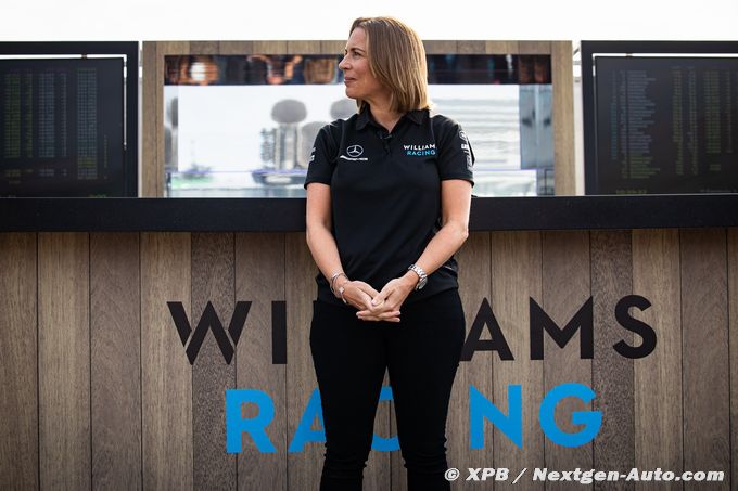 Claire Williams admet que le rythme (…)