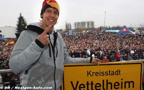 Vettel fête son titre dans sa ville (…)
