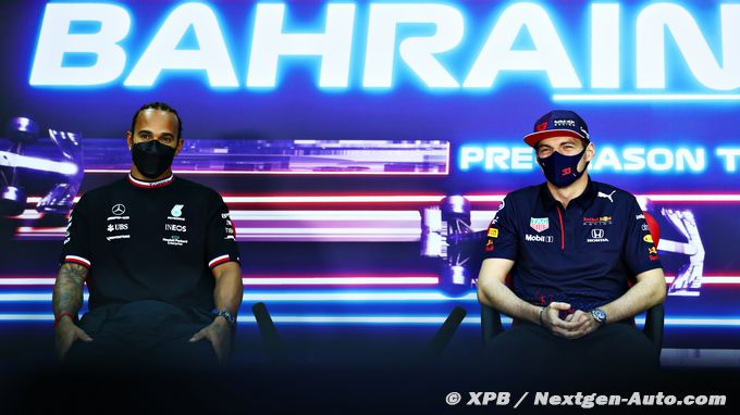 Une lutte entre Hamilton et Verstappen