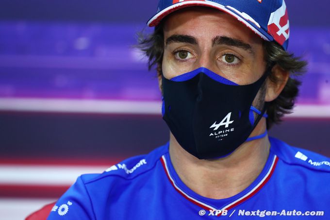 Alonso s'étonne des nombreuses