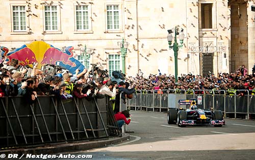 Les pilotes Red Bull en démonstration à