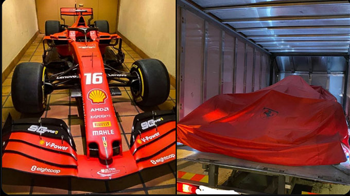 Leclerc a reçu sa Ferrari SF90 en (...)