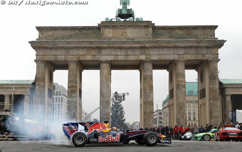 Vettel a roulé dans Berlin