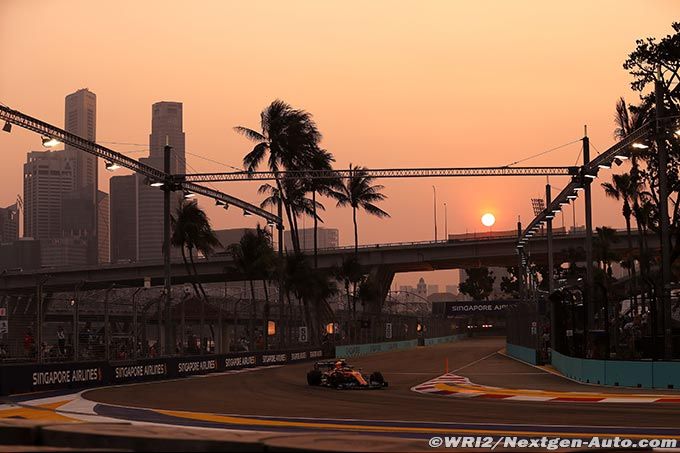 Singapour travaille avec la F1 (...)