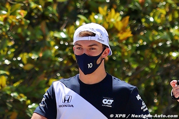 Gasly ne voit pas AlphaTauri atteindre