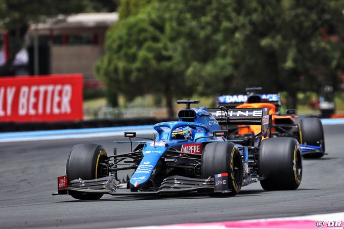 Alpine F1 ne redoute plus le circuit du