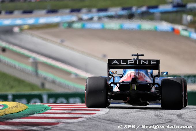 Alpine F1, 'dommage collatéral