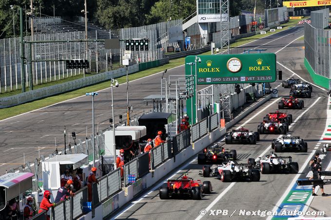 La F1 confirme le planning de Monza (…)