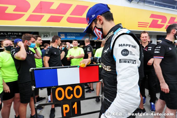 Prost : Ocon dans une autre dimension,