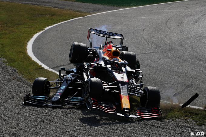 L'accident Hamilton - Verstappen