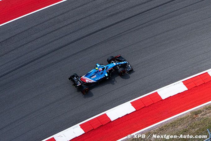 Alpine F1 a connu un vendredi délicat