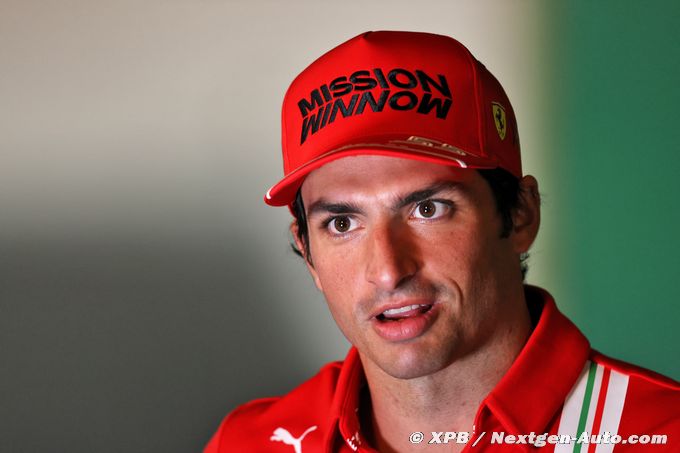 Sainz : Ferrari a pris de l'avance