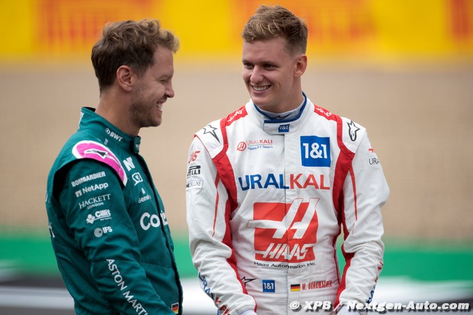 Vettel ne voit pas en Mick Schumacher un