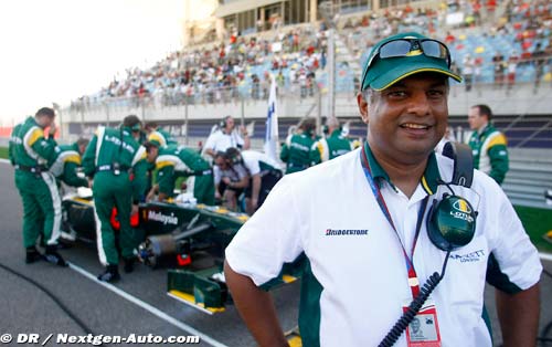 Tony Fernandes ravi du moteur 2013
