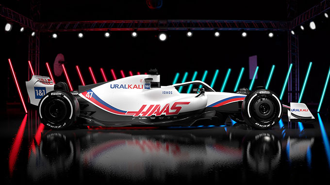 Haas F1 Team showcases its VF-22