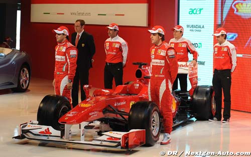 Ferrari confirme sa voiture 2011 (...)