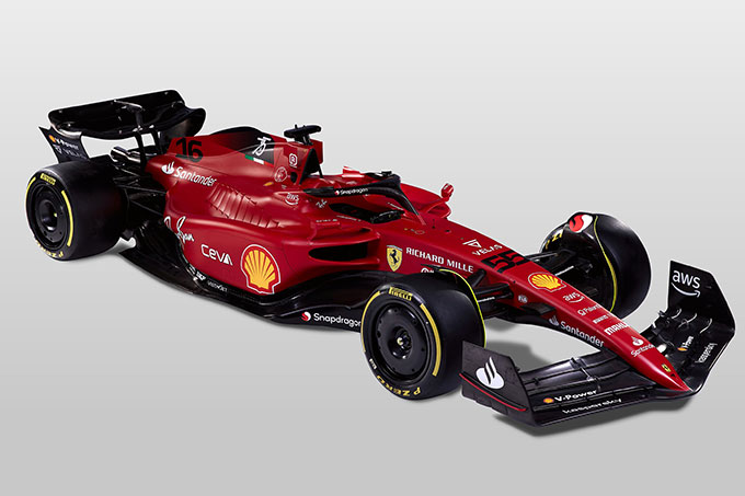 The Ferrari F1-75 breaks cover