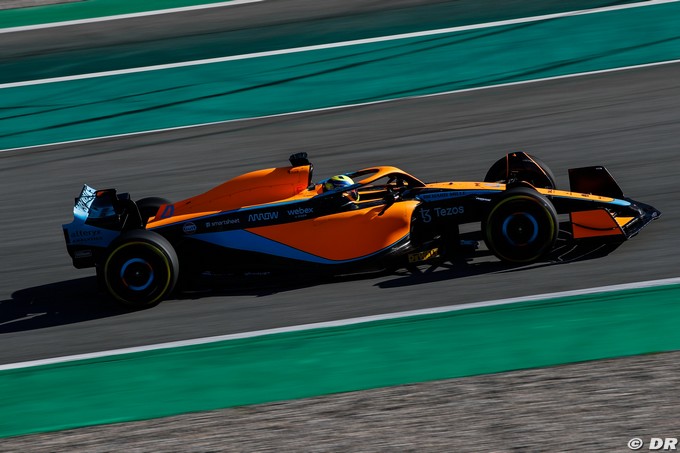 McLaren met sa MCL36 en piste à (…)