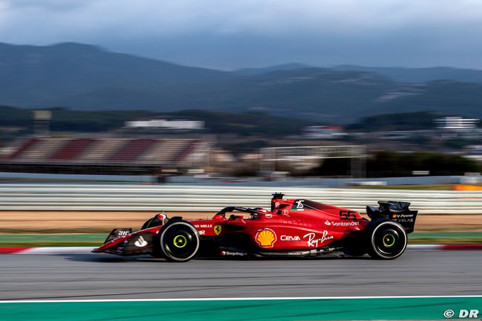 Ferrari commence à dompter le marsouinag
