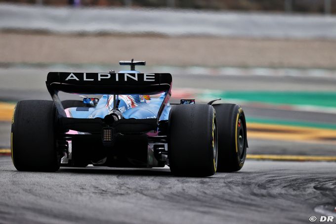 Alpine F1 a pu corriger le problème de