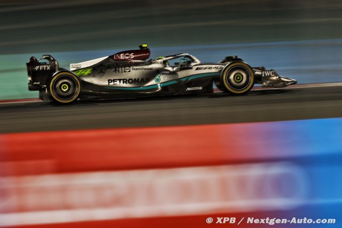 Practice showed struggling Mercedes