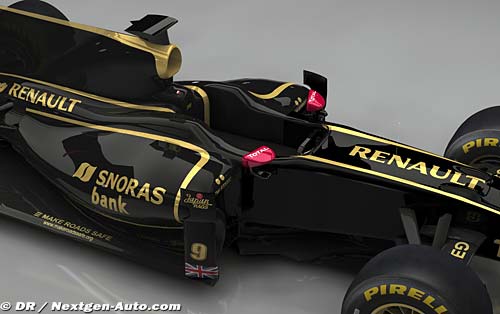 Iconic black and gold F1 livery (...)