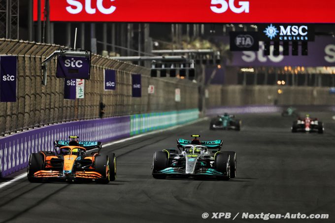 Norris : Mercedes F1 montre qu'il