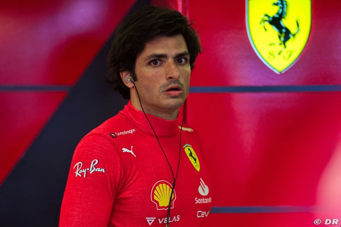 Sainz slipping into Ferrari 'number