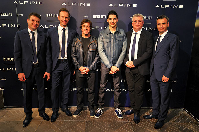Alpine F1 Team s'associe à Berluti