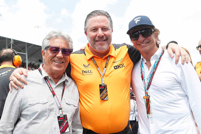 Mario Andretti pilotera une McLaren (…)