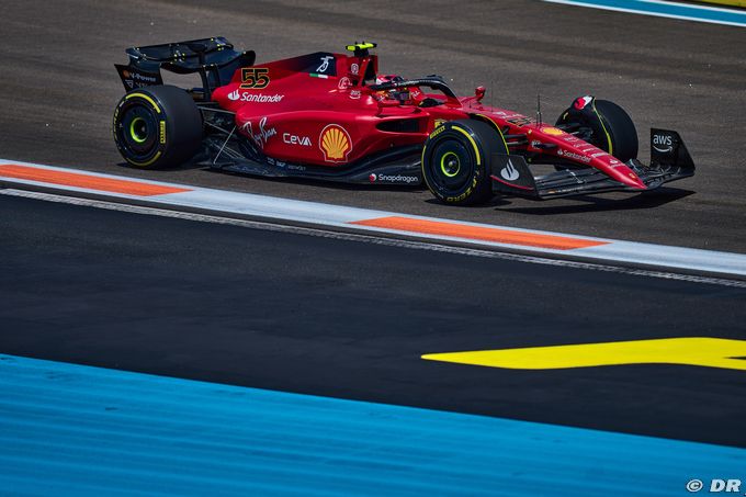 Avec les évolutions Ferrari, Sainz (…)
