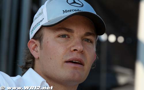 La Mercedes en primeur pour Nico Rosberg
