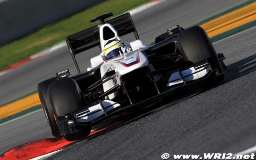 Sauber not far behind top four teams