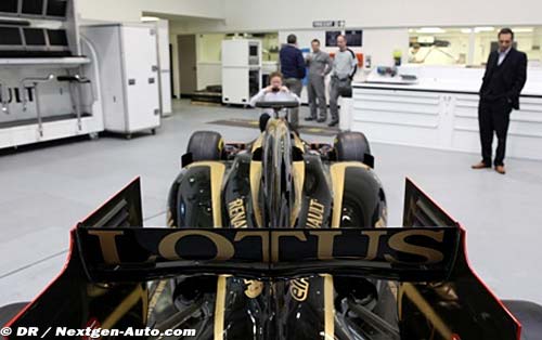 La Lotus Renault GP R31 a poussé (...)