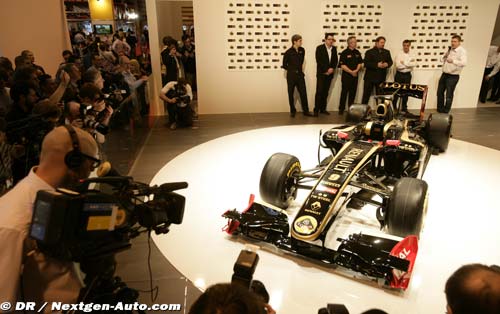 Lotus Renault GP dévoile son planning