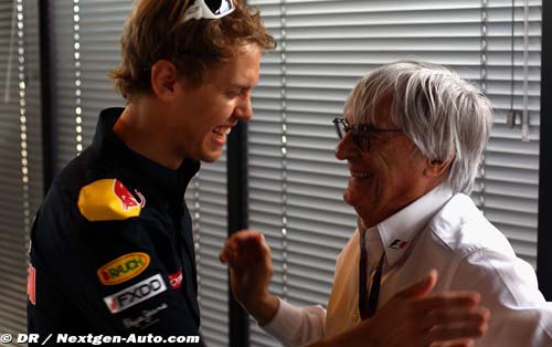 Ecclestone aime Vettel comme un père