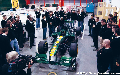 La T128 rend le Team Lotus optimiste