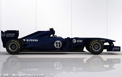 Williams unveils FW33 interim colours
