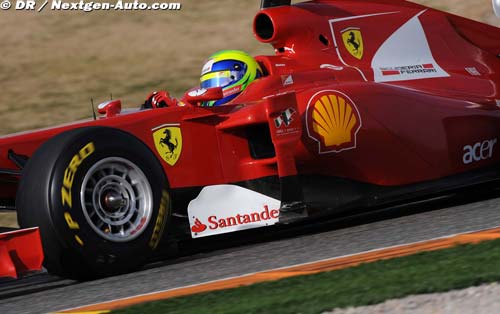 Massa pleased with first day of testing
