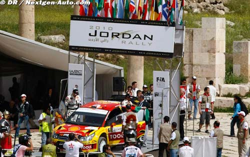 Changements pour le Rallye de Jordanie