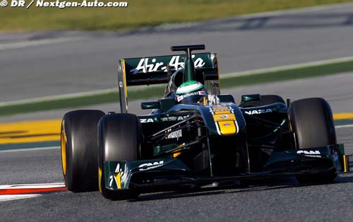 La Lotus T128 plaît à Kovalainen