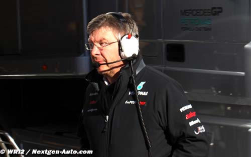 Mercedes now 'a second off'